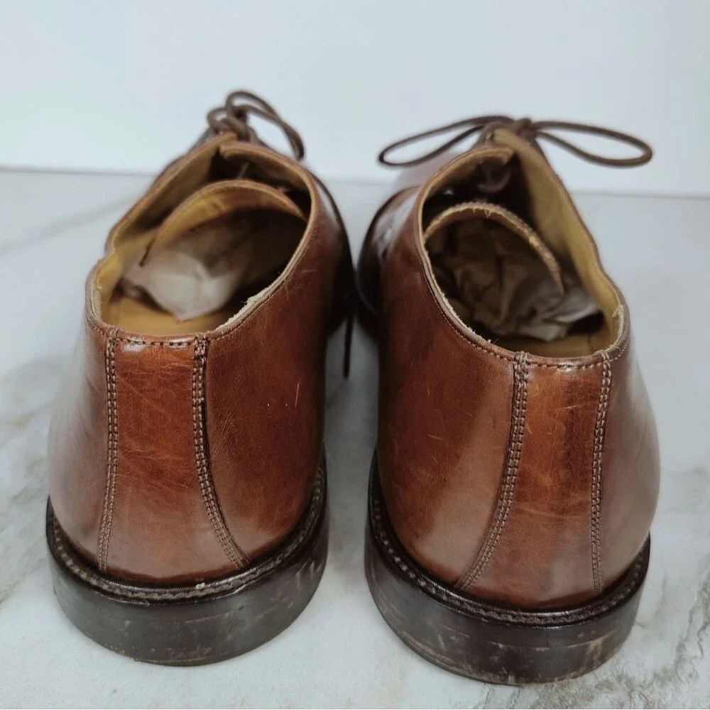 Johnston & Murphy 1Murphy Brown Leather Cap Toe Oxford Dress Shoes, 12